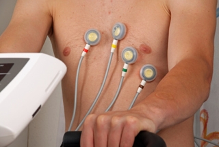 EKG unter Belastung auf dem Ergometer